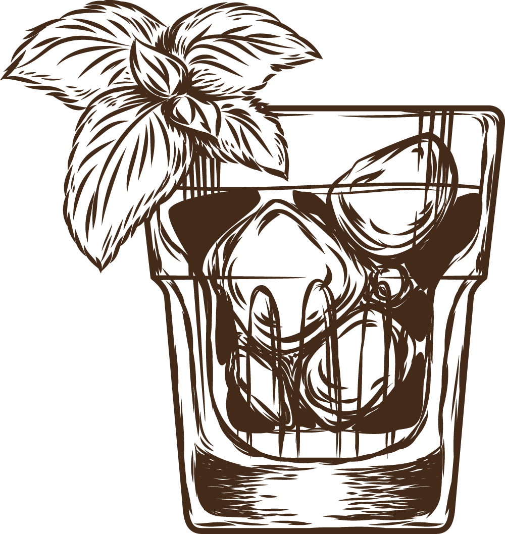 Ilustração de drink tropical